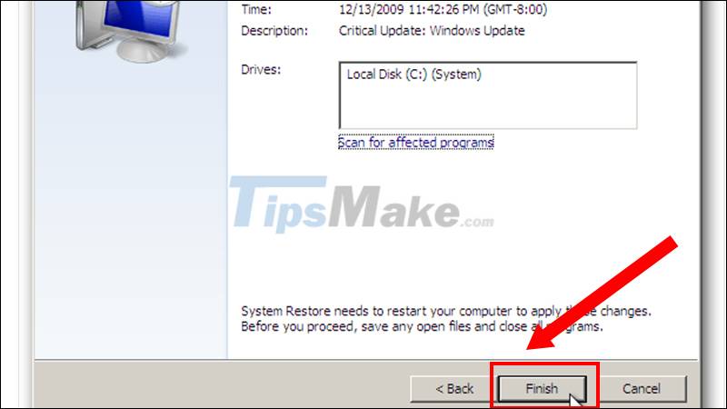 Steps to fix Recovery error on Windows computer Picture 10