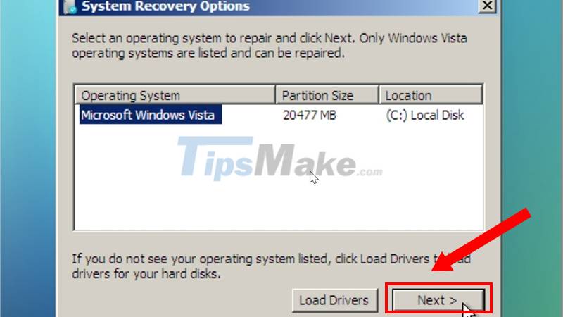 Steps to fix Recovery error on Windows computer Picture 16