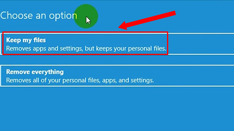 Steps to fix Recovery error on Windows computer Picture 25