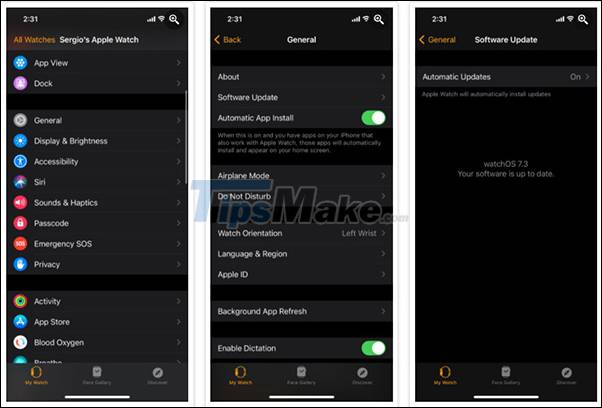 Steps to fix slow Apple Watch error Picture 1