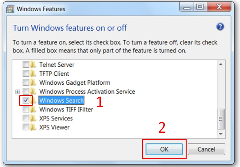 Steps to fix the error showing the search results table on Windows 10 continuously Picture 5