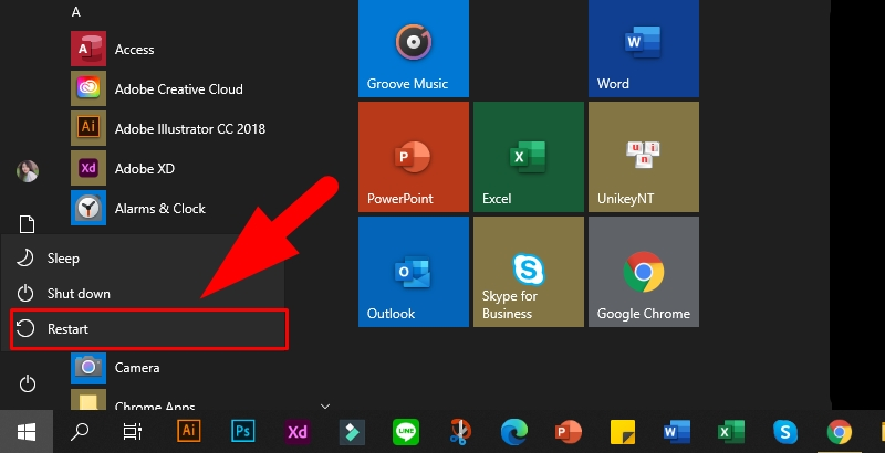 Steps to fix the error showing the search results table on Windows 10 continuously Picture 6