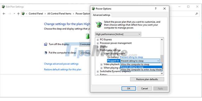 Steps to fix Windows computer screen not turning off after set time Picture 4