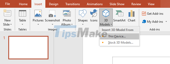 3d objects in powerpoint