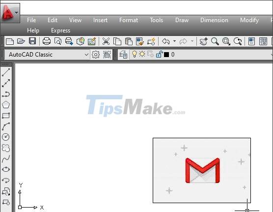 Steps to insert images into AutoCAD Picture 23