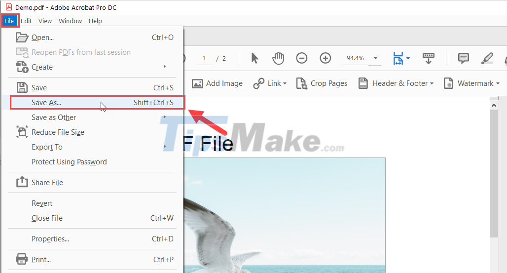 Steps To Insert Images Into Pdf Files Tipsmake