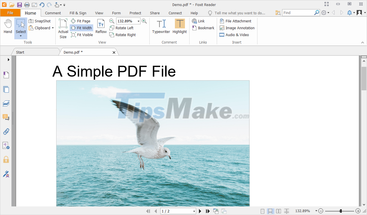 Picture 6 of Steps to insert images into PDF files