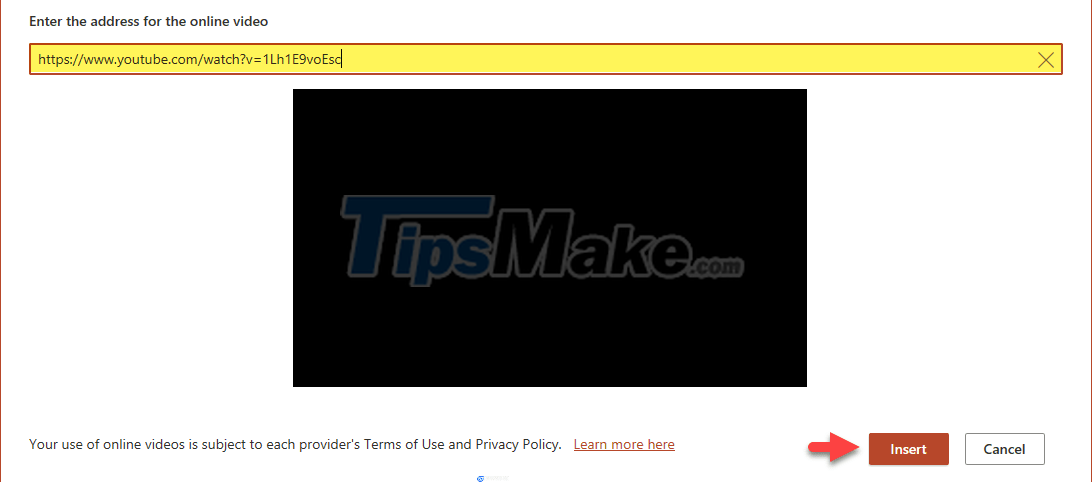Steps to insert Video into PowerPoint 2019 Picture 3