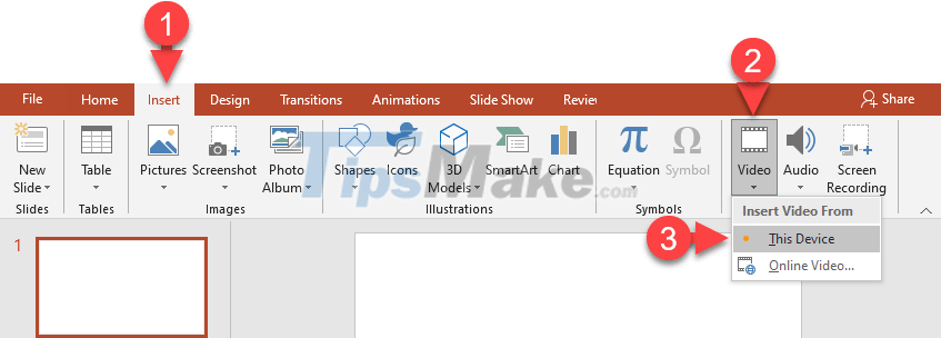Steps to insert Video into PowerPoint 2019 Picture 5