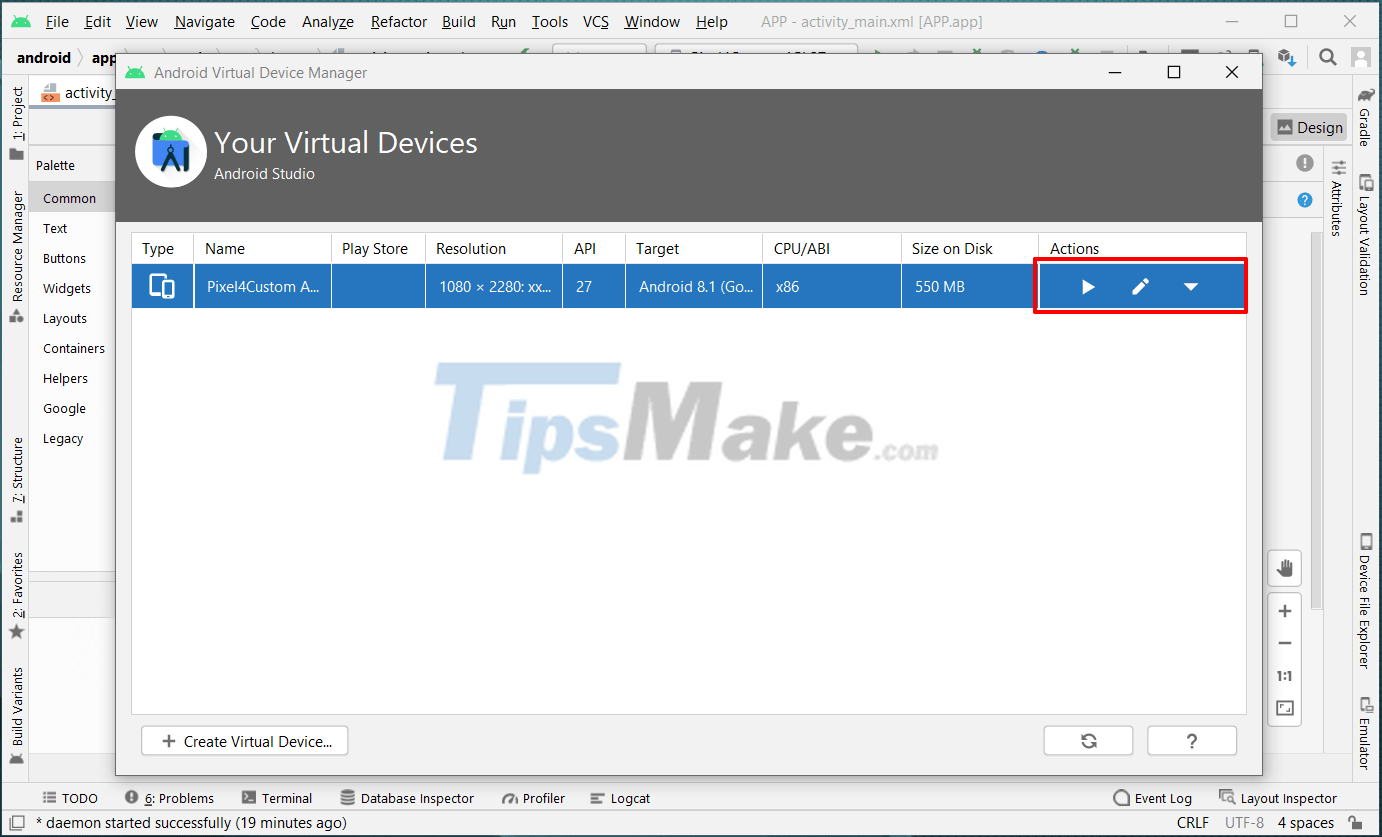 Steps to install and create virtual machine on Android Studio Picture 21