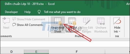 Steps to lock columns in Excel Picture 7