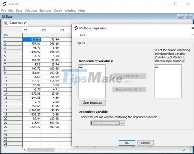 Steps to perform Regression Analysis in Windows 11/10 Picture 10