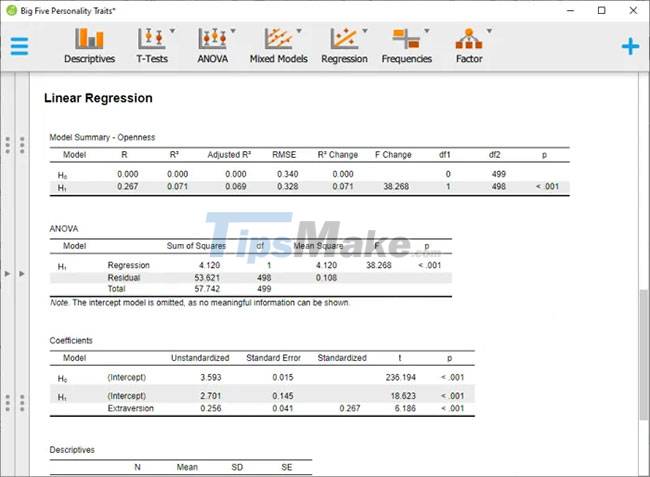 Steps to perform Regression Analysis in Windows 11/10 Picture 8