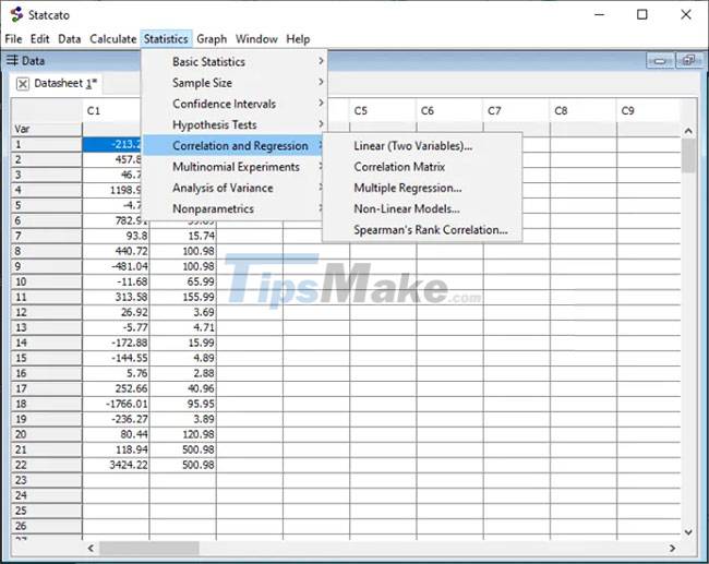 Steps to perform Regression Analysis in Windows 11/10 Picture 9