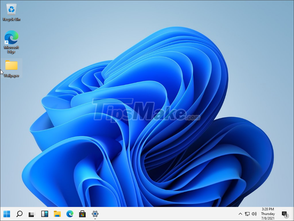 Steps to put the Taskbar on Windows 11 to the left like Windows 10 Picture 5