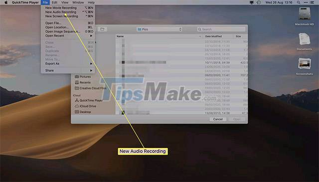 Steps to record audio on a Mac Picture 4