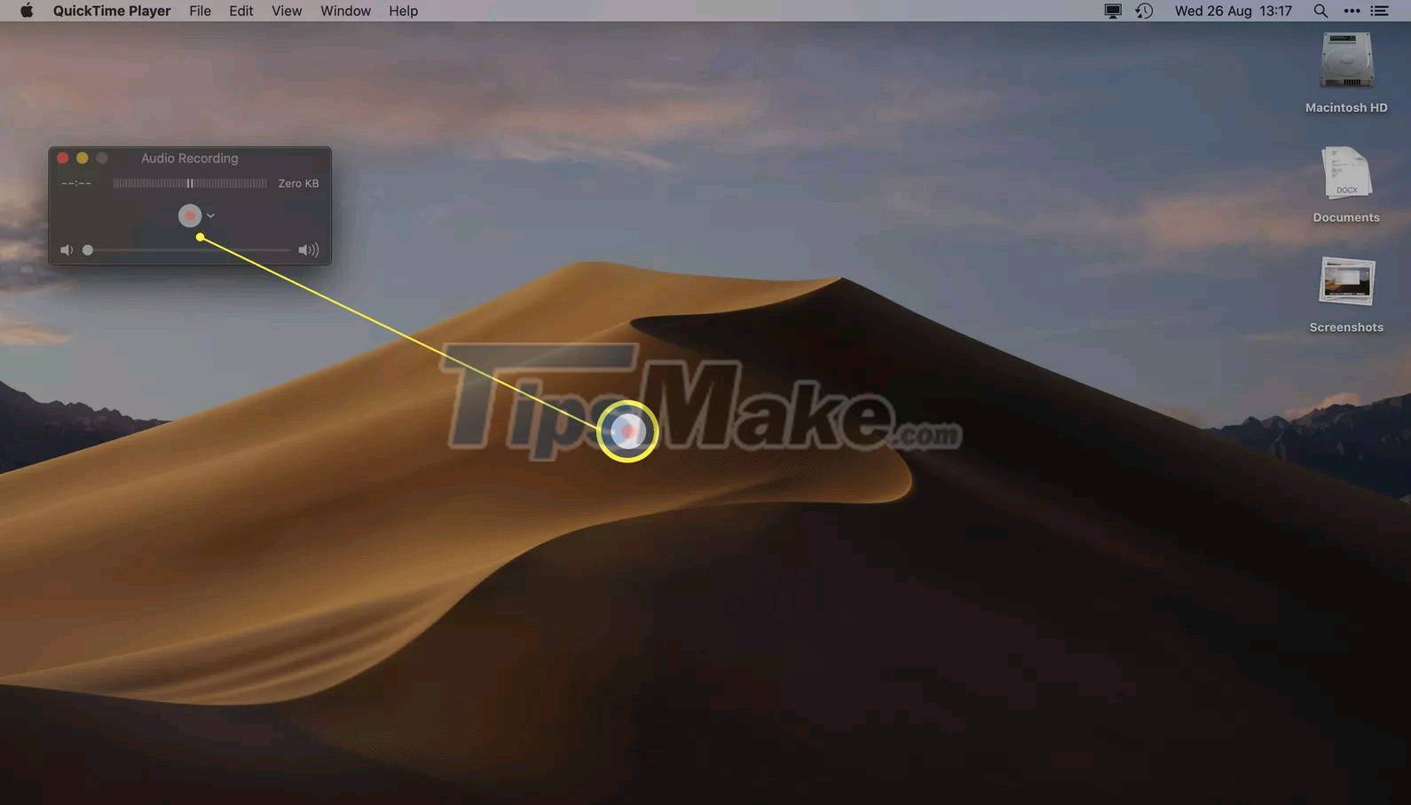 Steps to record audio on a Mac Picture 5