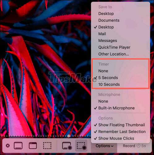 Steps to record screen video on Mac Picture 5
