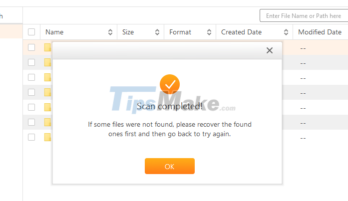Picture 6 of Steps to recover deleted files on USB and External Hard Drive