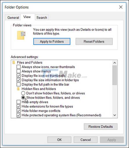 Steps to recover lost Taskbar icon on Windows 10 Picture 2