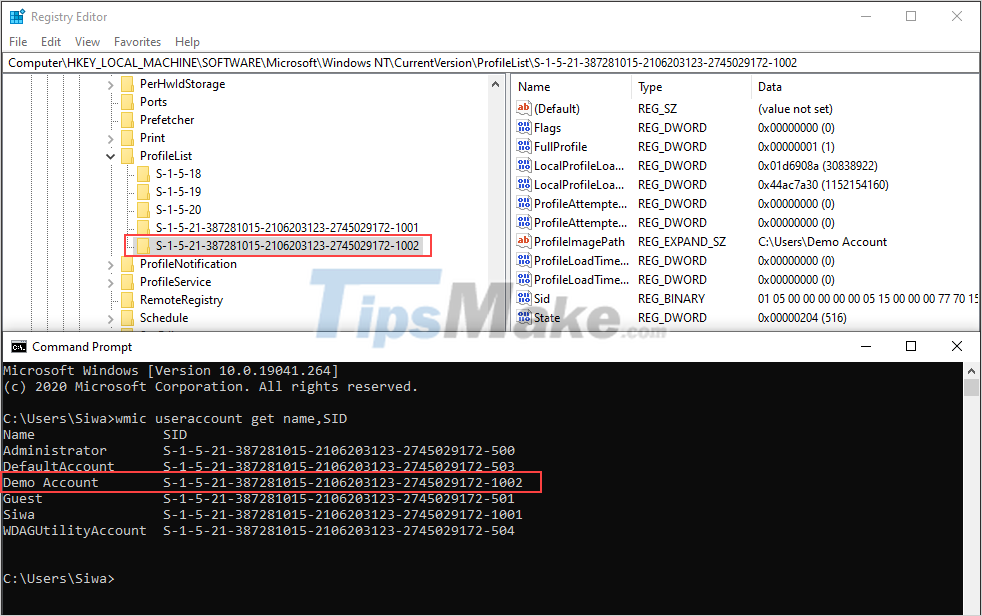 Steps to rename the User folder in Windows 10 Picture 5