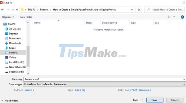 Steps to resize PowerPoint images with Macro Picture 8