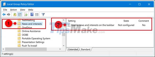 Steps to turn off News and Interests on Windows 10 Picture 4