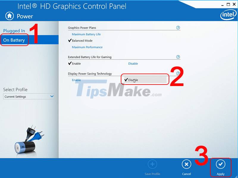 Steps to turn off the Windows 10 screen brightness auto-adjust feature Picture 19