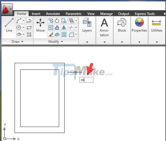 Steps to use rotation in Cad - How to rotate objects on AutoCAD Picture 6