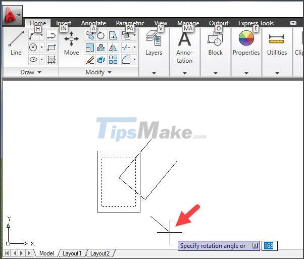 Steps To Use Rotation In Cad How To Rotate Objects On Autocad Tipsmake Com