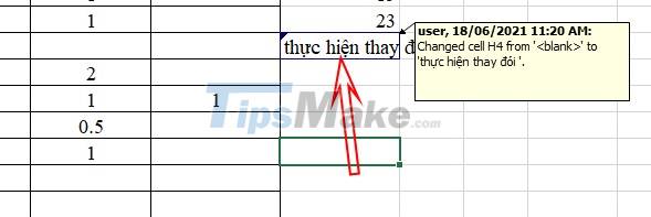 Steps to use Track Changes in Excel Picture 5