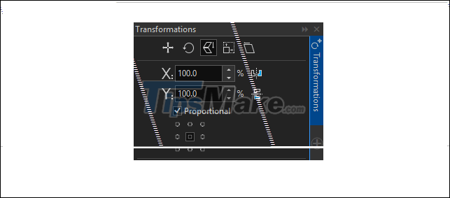 Technique using the Pick tool and the Transformations command group in CorelDRAW X8 Picture 23
