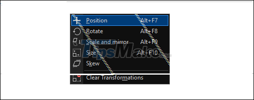 Technique using the Pick tool and the Transformations command group in CorelDRAW X8 Picture 9