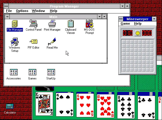 The chart for the 10 most amazing versions of Windows Picture 5