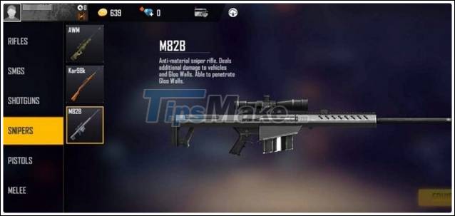 The M82b Free Fire Gun The Most Powerful Weapon In The Game