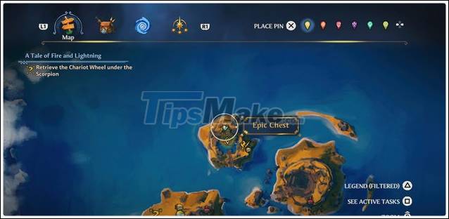 The position of Griffin monster in the game Immortals Fenyx Rising Picture 3