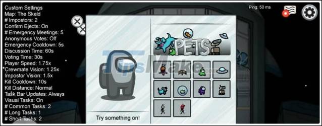 The simplest ways to get skin, pet Among Us Picture 4