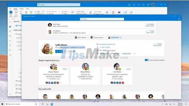 This is the new Outlook app on Windows 10 and Windows 11 Picture 1