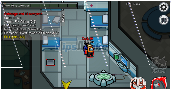 Tips to play the map Skeld in Among Us for newbies Picture 9