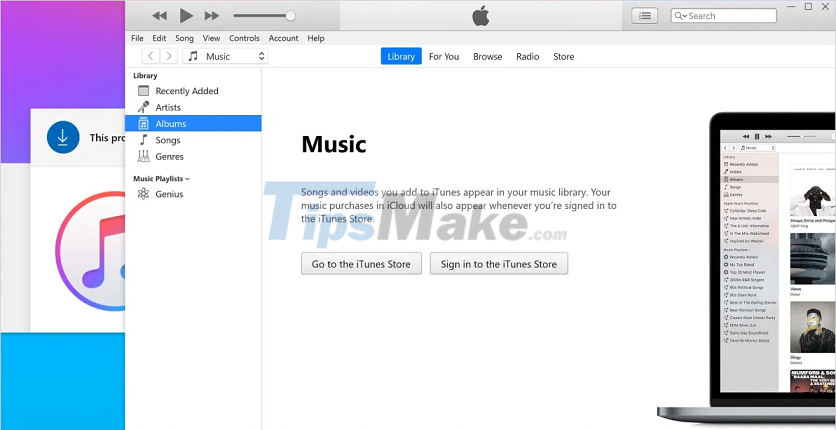 make itunes default music player