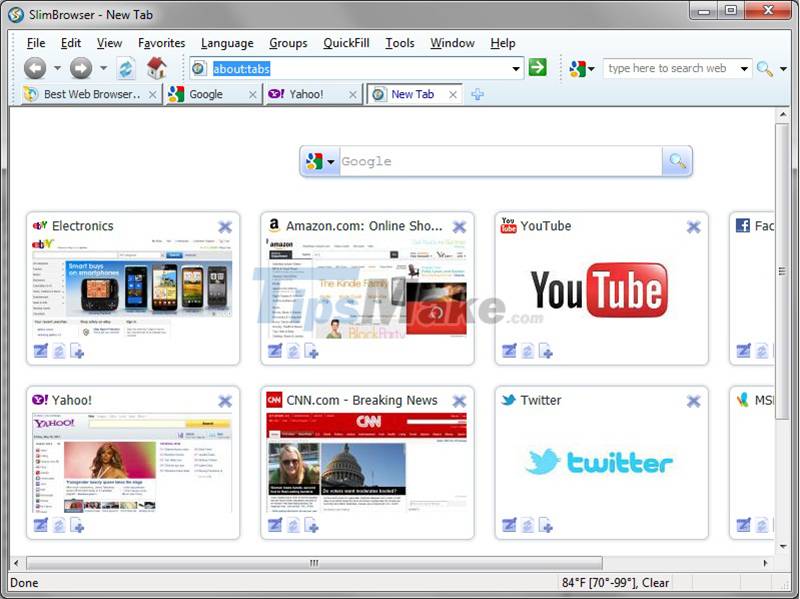 TOP 12 light web browsers, the least resource consuming for computers Picture 12