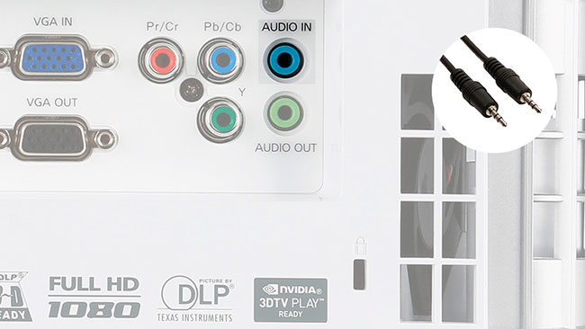 What connection ports do projectors usually have? Picture 8