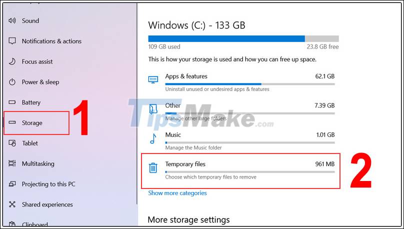 What is Temporary File? How to delete temporary files on windows computers Picture 5
