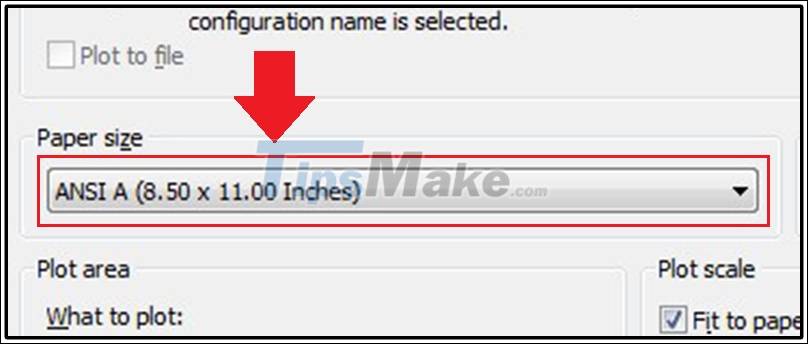What is the A0 paper size? How to select, print A0 in AutoCad Picture 8