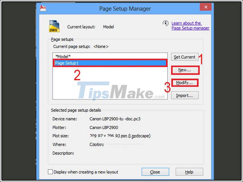 What is the size of A1 paper? How to select, print A1 in AutoCad Picture 6