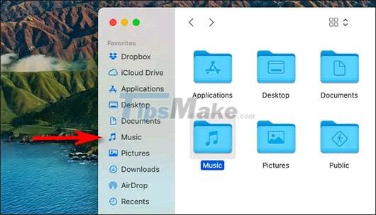 Where is the Music folder on the Mac? Picture 4
