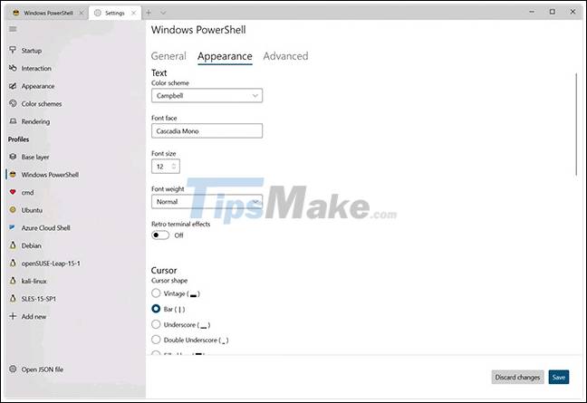 Windows Terminal adds a tool to edit hidden graphics settings Picture 5