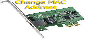 how to temeproly change mac address of laptop