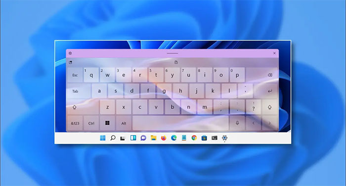 How to change the theme and background color of the Windows 11 virtual  keyboard