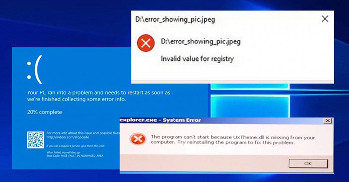 Steps to fix corrupted Registry in Windows 10